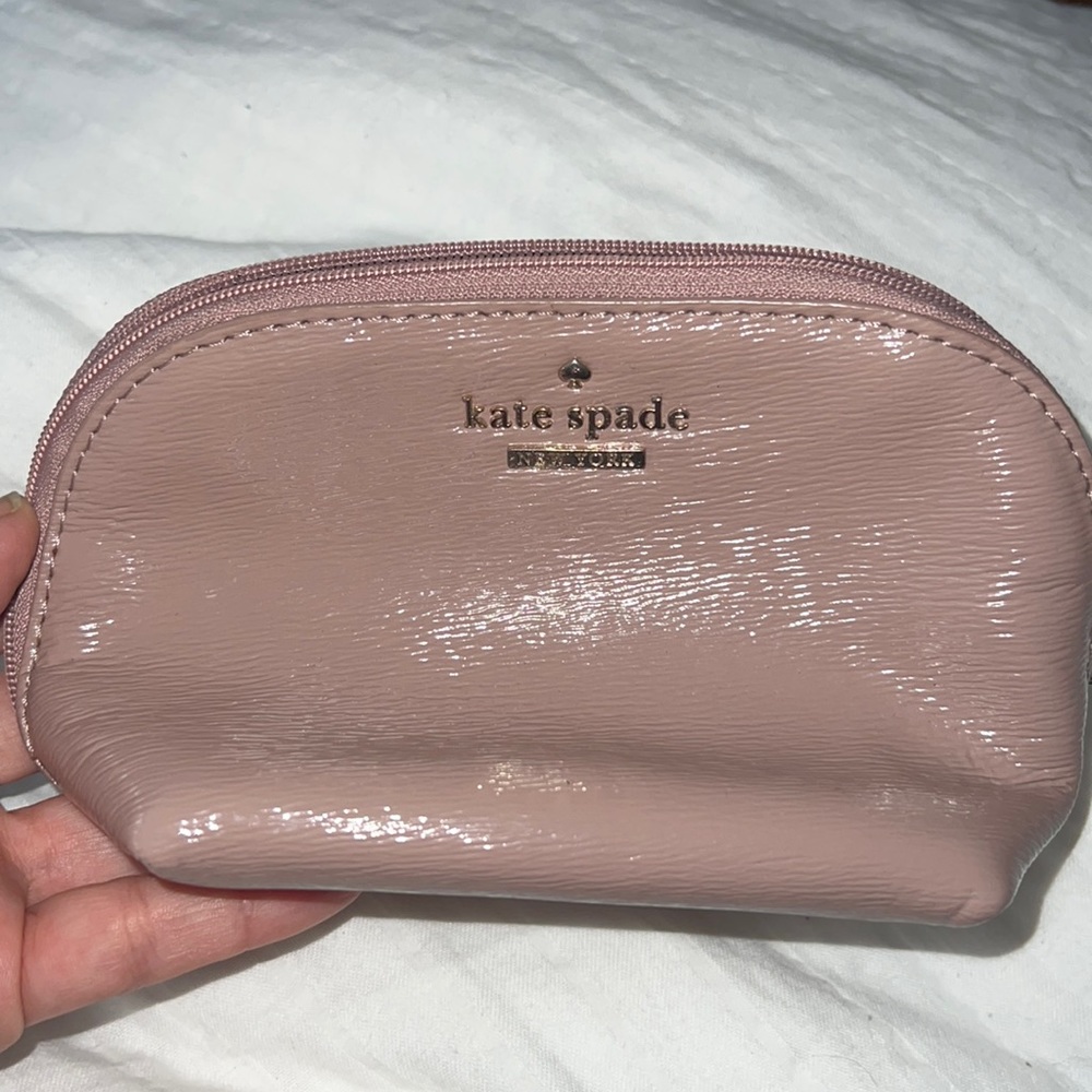 Kate Spade small cosmetic case blush Like New
